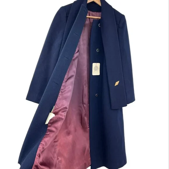 Vintage Pure Wool Collared Coat - Picture 2 of 8